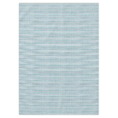 Southwest Winter Geometric Snowflake Pine Blue Med テーブルクロス (正面)