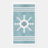 Southwest Winter Geometric Snowflake & Pine Trees (正面)