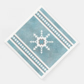 Southwest Winter Geometric Snowflakes Blue (コーナー)