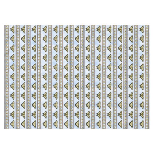 Southwest Yellow Swallowtail Butterflies Medium テーブルクロス (正面(横))