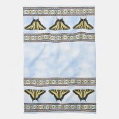 Southwest Yellow Swallowtail Butterfly Blue Sky キッチンタオル (縦)