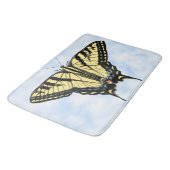 Southwest Yellow Swallowtail Butterfly Blue Sky バスマット (アングル)