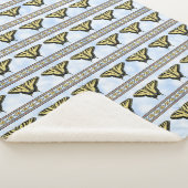 Southwest Yellow Swallowtail Butterfly Medium シェルパブランケット (3/4)
