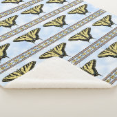 Southwest Yellow Swallowtail Butterfly Small シェルパブランケット (3/4)