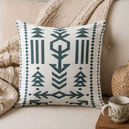 Southwestern Arrow Tribal Boho Western Minimalist クッション