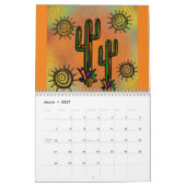 SOUTHWESTERN ART CALENDAR カレンダー (3月 2027)