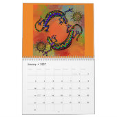 SOUTHWESTERN ART CALENDAR カレンダー (1月 2027)