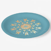 Southwestern Blue Paper Plate ペーパープレート (アングル)