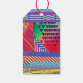 southwestern borders and triangles collage ギフトタグ (裏面)