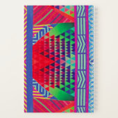 southwestern borders and triangles collage ノートブック (裏面)