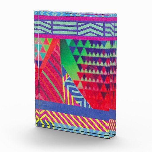 southwestern borders and triangles collage フォトブロック (右)