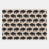 Southwestern Buffalo Pattern ラッピングペーパーシート (正面3)