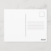 Southwestern Coyote and Moon Desert Postcard ポストカード (裏面)