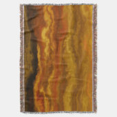 Southwestern Desert Canyon Colors スローブランケット (正面縦)