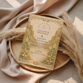 Southwestern Desert Floral Wedding 招待状