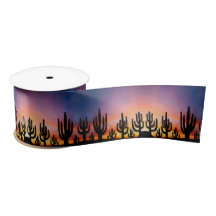 Southwestern Desert Landscape Cactus Sunrise Image