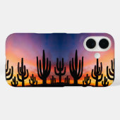 Southwestern Desert Landscape Cactus Sunrise Image Case-Mate iPhoneケース (裏面 (横))