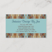 Southwestern Geometric Interior Consultant 名刺 (裏面)