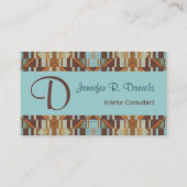 Southwestern Geometric Interior Consultant 名刺 (正面)