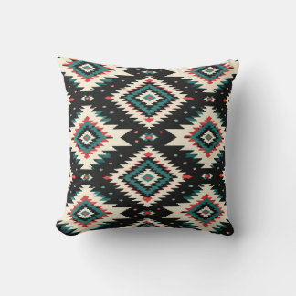 Southwestern Geometric Pattern Pillow  クッション