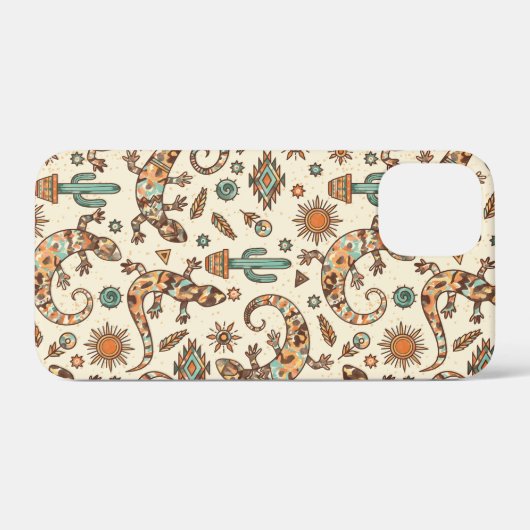 Southwestern Lizards Case-Mate iPhoneケース (裏面 (横))