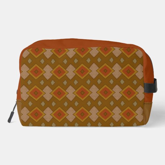 Southwestern Rustic Diamond Pattern ドップキット (裏面)