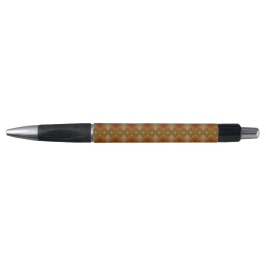Southwestern Rustic Diamond Pattern ボールペン (正面)
