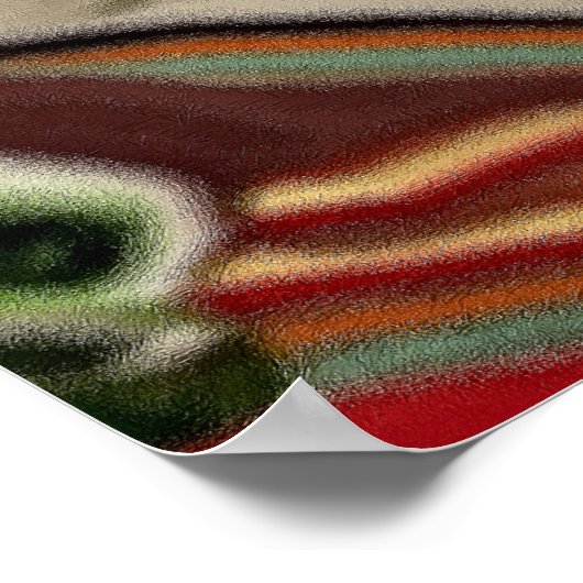 Southwestern Skies Abstract Art ポスター (角)