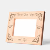 Southwestern Swallowtail Butterfly Personalized レーザー彫刻フレーム (左)