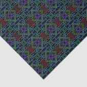 Southwestern Symmetrical Tiled Pattern Line Art 薄葉紙 (詳細)