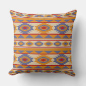 Southwestern tribal pattern アウトドアクッション (正面)