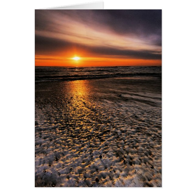 Southwoldのビーチの日の出7. (正面)