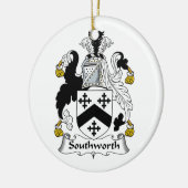 Southworthの家紋 セラミックオーナメント (左)