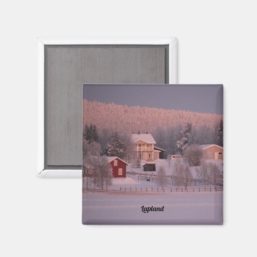 Souvenir de Laponie マグネット (正面/裏面)