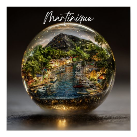 Souvenir Enchanté Martinique ポスター (正面)