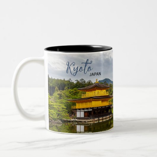 Souvenir Kyoto Japan Coffee Mug ツートーンマグカップ (左)