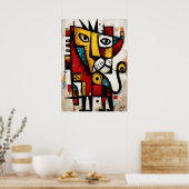 Sovereign Instinct — Contemporary Abstract Express ポスター (キッチン)