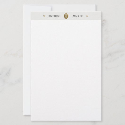 SOVEREIGN MEASURE 便箋 (正面)