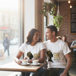 Sovereign Truth Graphic Tee – Ancestral Gold Editi Tシャツ