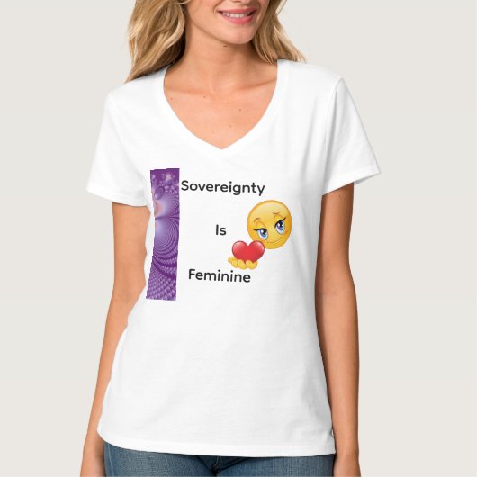 Sovereignty Is Feminine Tシャツ (正面)