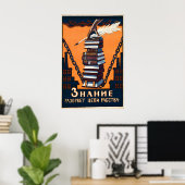 Soviet 1920s Poster Knowledge will break the ポスター (ホームオフィス)