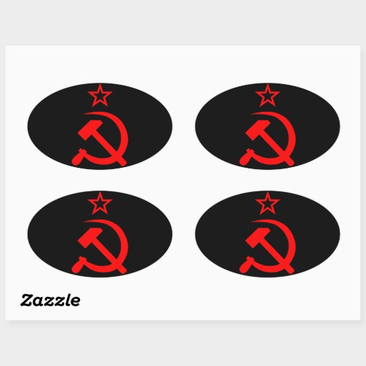 Soviet 2 楕円形シール (シート)