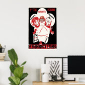 Soviet Anti-Religion Poster Give God a break ポスター (ホームオフィス)
