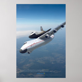 Soviet Aviation: An-225 and Buran Poster ポスター
