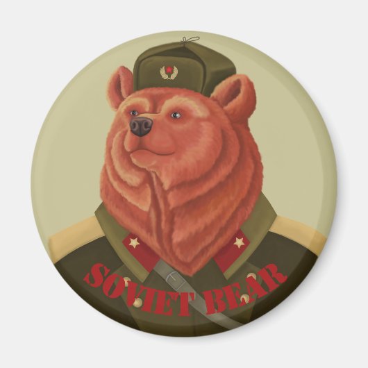 Soviet Bear マグネット (正面)