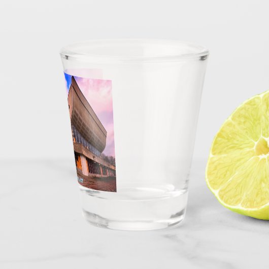 Soviet Brutalist Architecture - Vilnius, Lithuania ショットグラス (右)
