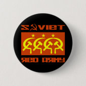 Soviet CCCP Red Army 缶バッジ (正面)
