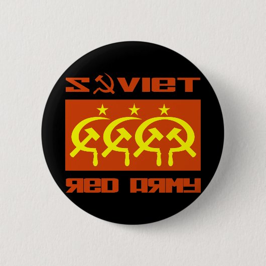 Soviet CCCP Red Army 缶バッジ (正面)