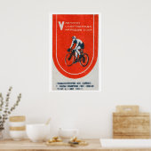 Soviet Cyclist - Matchbox Print - Aesthetic Wall ポスター (キッチン)