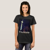 Soviet Era Icon, Modern Day Vibe: Vilnius TV Tower Tシャツ (正面フル)
